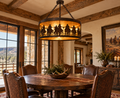 Cowboy Posse Circular Western Chandelier