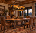 Rocky Mountain Rectangular Western Chandelier