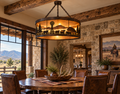Homestead Circular Western Chandelier