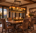 Homestead Rectangular Western Chandelier